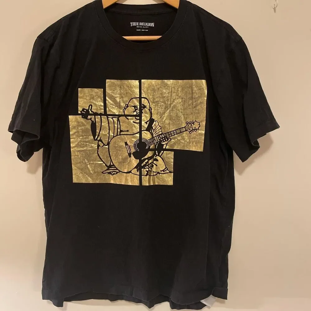 True-religion Men's Black T-shirt